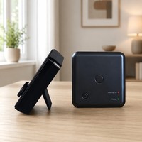 Sansael SS311RF-BK-WFR Thermostat intelligent moderne du milieu du siècle pour chaudière à gaz, chauffage de l'eau, résistant au feu, flexible, 95-240V AC, pour maison et hôtel