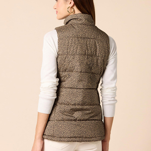Chaleco Acolchado Vintage de Lana para Mujer, Chaleco Cortavientos sin Mangas para Invierno, Talla Grande - Product Image 3