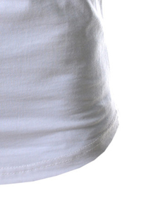 ออกแบบโลโก้ของคุณเอง เสื้อยืดแขนยาวคอวีผู้ชาย-บริการ OEM - Product Image 5