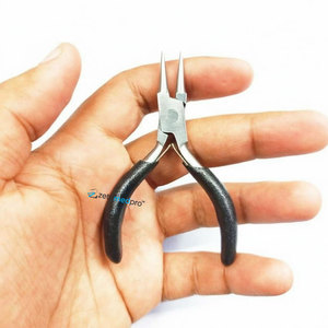 Pince à bec effilé mini de haute qualité, en acier inoxydable premium, outil de fabrication de bijoux, option de logo personnalisé pour le bricolage, garantie 1 an - Product Image 2