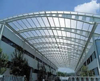 Lucarnes creuses de haute qualité 100% feuille de Polycarbonate de serre vierge prix 4mm-10mm feuilles de soleil et feuilles en relief PC