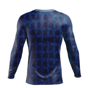 New Arrival Sublimation Printed Rashie UV Protection <b>Swim</b> Shirt Quick Dry Rash <b>Vest</b> <b>Mens</b> Surfing Rash Guard - Product Image 2