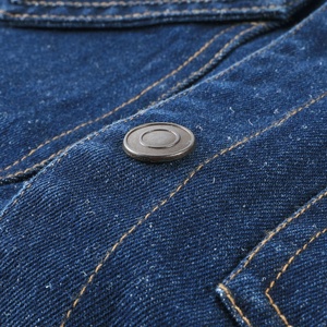 Vintage Acid Washed Denim Color Block <b>Jacket</b> Custom Cotton Quilted Satin Lining Plus Size Winter <b>Jacket</b> for Men - Product Image 3