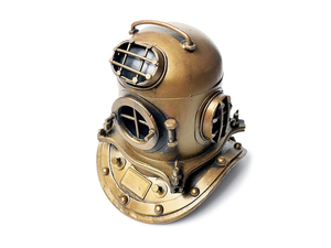 Casco de Buceo Metálico, Modelo a Escala, Miniatura, Réplica de Casco de Buceo, Decoración Náutica, Modelo de Casco de Buceo Vintage, Marítimo - Product Image 4