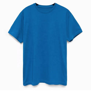T-shirts décontractés pour hommes en coton 100% de qualité supérieure, tricotés, grande taille, pour le travail en extérieur, séchage rapide, respirants, couleur personnalisée - Product Image 2
