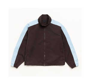 Custom Men's Lightweight <b>Track</b> <b>Jacket</b> Contrast Sleeves Paneled Nylon Windbreaker Streetwear Sportswear Zip Up <b>Jacket</b> - Product Image 3