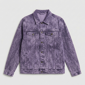 <b>Men</b> <b>Denim</b> <b>Jackets</b> Premium Quality Washed Jean <b>Jacket</b> with Custom Logo OEM Service OEM Size Private Label Manufacturer Wholesale - Product Image 1