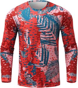 Camiseta de Cuello Redondo Casual para Hombre, Venta al por Mayor, Manga Larga, Camiseta Estampada de Alta Calidad para Hombre, Patrón de Sublimación Digital 3D - Product Image 1