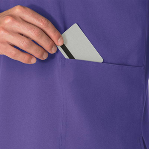 OEM Custom Logo Unisex Nursing Scrub <b>Set</b> Medical Uniform Hospital <b>Doctor</b> Nurse Top Pants Multi Pocket Scrubs - Product Image 6