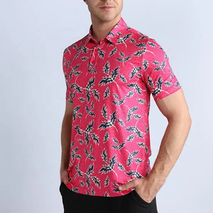 เสื้อโปโลผู้ชายแขนสั้นลำลอง ผลิตในปากีสถาน ผ้าโพลีเอสเตอร์พิมพ์ลาย ทนต่อการยับ รีดง่าย - Product Image 3