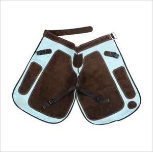 Chaparreras de cuero tradicionales para herradores, delantal profesional para herrado - Product Image 1