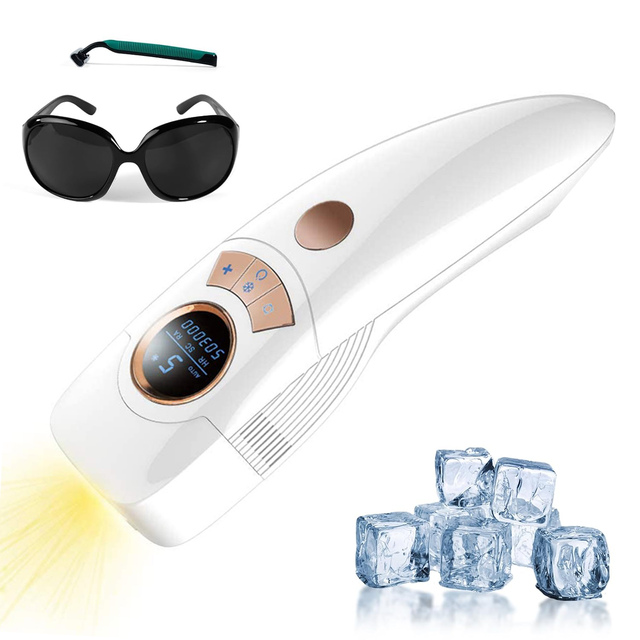 Newest Fashion IPL Skin Rejuvenation and Hair Removal Machine Professional Ice Cooling Laser Hair Removal IPL Device
