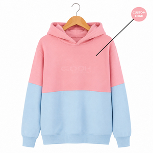 เสื้อฮู้ดโอเวอร์ไซส์คอช อินเตอร์เนชั่นแนล โซโรริตี้ ซิสเตอร์ฮู้ด  แบบมีฮู้ด สีชมพู-ฟ้า ผ้าฟลีซ ทรงปกติ - Product Image 5