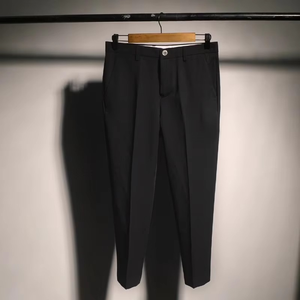 <b>Men's</b> Business Suit Trousers Formal Office <b>Men</b> Suit Long Pants <b>Stretch</b> Slim Fit Straight Solid Color Casual Pants - Product Image 3