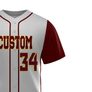 Maillots de sport respirants à séchage rapide, design classique unique, nouvelle collection, uniforme de baseball 100% polyester, best-seller - Product Image 6