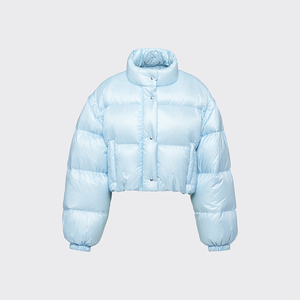 Chaqueta de Invierno para Mujer, Acolchada, con Capucha, Ligera, Resistente al Viento, Transpirable, para Exteriores, de Color Sólido, Gruesa, Informal, para el Frío - Product Image 5