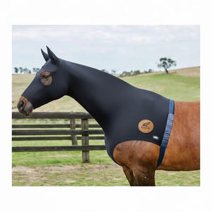 Máscara Protectora Contra Moscas de Alta Calidad, Cómoda Máscara Contra Moscas para Caballos con Orejas, Máscara Contra Moscas Transpirable y Elástica con Cubiertas de Malla para los Ojos - Product Image 6