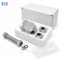 Raccord rapide en acier inoxydable 201 avec filtre à gaz intégré pour chaudière murale – Accessoires de raccordement de conduite de chauffage
