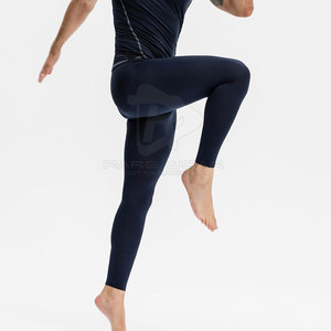 Leggings Deportivos para Hombre de Alto Rendimiento, Spandex/Poliéster, Ligeros, de Secado Rápido, Transpirables, Cintura Elástica, para Correr - Product Image 2
