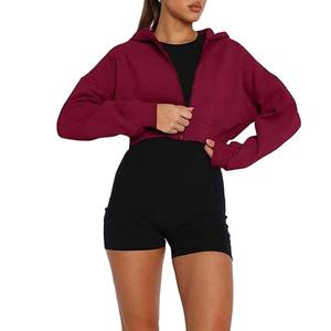 Pantalones Cortos de Forro Polar para Mujer, Estilo 2026, con Logotipo Personalizado, Cintura Alta, Secado Rápido, Transpirables, Manga Larga, para Invierno - Product Image 3