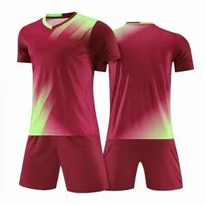 Servicio OEM, Conjunto de Uniforme de Fútbol Personalizado Premium, Ligero, Transpirable, de Secado Rápido, Uniforme Deportivo de Fútbol Unisex para Equipos - Product Image 2