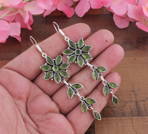 Shree Jaipur <b>Silver</b> 925 <b>Sterling</b> <b>Silver</b> Gold Plated Blue Lace Agate Vintage Water Drop Earrings | Wholesale Dangle Earrings - Product Image 1