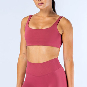 Ropa Deportiva para Mujer, Logotipo Personalizado, Color Sólido, Bra Deportivo de Alta Elasticidad con Espalda Descubierta y Almohadillas Extraíbles - Product Image 6