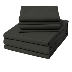 Ensemble de draps en microfibre brossée ultra douce 4 pièces, 1 drap plat, 1 drap-housse, <span class=keywords><strong>2</strong></span> taies d'oreiller, résistant aux plis, personnalisé, vente en gros pour la maison et l'hôtel - Product Image 3
