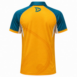 Vente en gros de maillots de cricket en polyester respirant, uniformes d'équipe personnalisés sans marque, tenues de match, fabrication en usine - Product Image 3