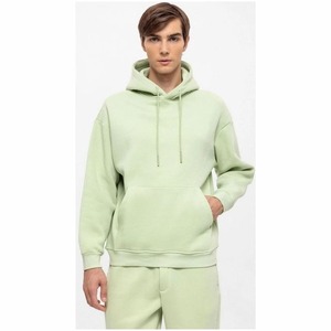 Ensemble de survêtement pour homme en coton 100% à deux pièces, couleur unie, décontracté et tendance, prix de gros, nouvelle arrivée, hiver, à capuche - Product Image 5