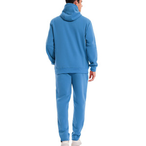 Whole Sale Streetwear Fleece Tracksuits Hoddie Embroidery Custom Logo Pullover Puff Print Sweatpants and Hoodie <b>Set</b> for Men - Product Image 6