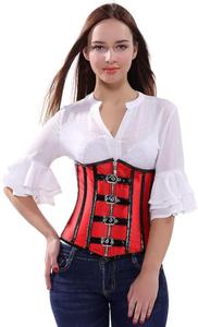 Corsets vintage pour femmes, sexy, gainants, respirants, en cuir moderne, pour grandes tailles - Product Image 4