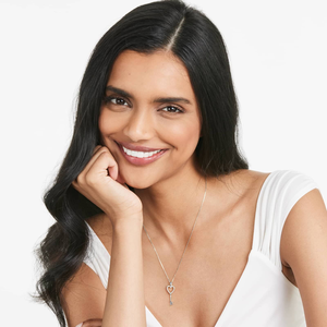 Collar de tenis de plata maciza 925 con moissanita y diamantes, corte redondo brillante, joyería elegante para mujer, regalo de lujo. - Product Image 5