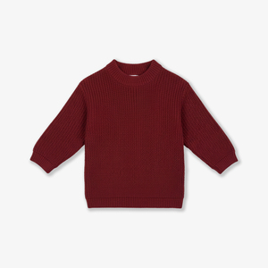 เสื้อสเวตเตอร์ไหมพรมคอวีสำหรับเด็กเล็ก ODM & OEM  ถักด้วยเครื่องคอมพิวเตอร์  ขนาด 7GG ผลิตในเวียดนาม เป็นมิตรต่อสิ่งแวดล้อม สำหรับเด็กทารก  แบบ unisex  ผ้าฝ้าย 100% - Product Image 3