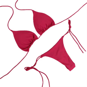 Nuevo Bikini de Mujer de la Mejor Calidad, Diseño a Cuadros, Retro, Dos Piezas, Traje de Baño Clásico a Cuadros, Venta en Línea - Product Image 3