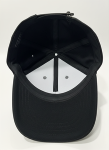 Gorra de Béisbol Negra de 6 Paneles de la Mejor Calidad, Sarga de Algodón, Cierre Trasero Ajustable, Unisex, Casual, Color Sólido, Estructurada - Product Image 5