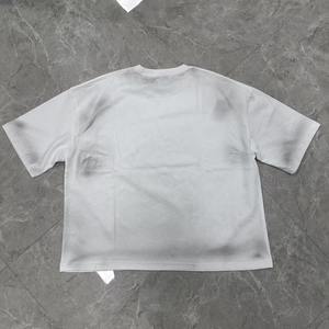 Camiseta de Gran Tamaño para Hombre, 230 g/m², 100% Algodón, Lavada con Ácido, con Estampado Gráfico, Estilo Vintage, Logotipo Personalizado, Venta al Por Mayor del Fabricante - Product Image 2