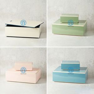 Elegante Caja de Laca Hecha a Mano, Caja Decorativa para Guardar Joyas, Artesanía Vietnamita, Regalo de Lujo, Decoración para el Hogar, Venta al por Mayor - Product Image 4