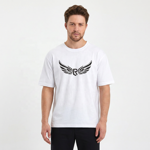 Men's <b>White</b> Cotton O-Neck <b>Short</b> <b>Sleeve</b> T-<b>Shirt</b> Regular Fit Solid Color Casual Style Jersey Knittet - Product Image 6