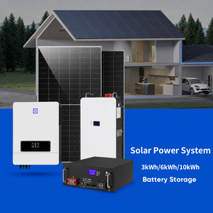 ระบบพลังงานแสงอาทิตย์ 3kw 6kw 10kw ชุดแบตเตอรี่ลิเธียมไอออน Lifepo4 แบตเตอรี่พลังงานแสงอาทิตย์สำหรับบ้าน แบตเตอรี่สำรองพลังงาน - Product Image 1