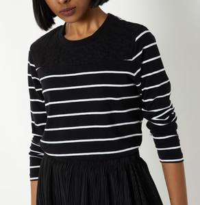 Camiseta de cuello redondo para mujer, tejido acanalado, ajustada, elegante, para oficina, ropa de trabajo, ropa interior básica, manga corta, esenciales de verano, nueva - Product Image 3