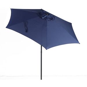 Parasol de patio inclinable et relevable bleu marine de 7,5 pieds - Product Image 6