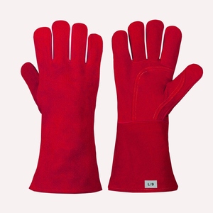 Guantes de Soldadura de Cuero Vacuno JNM SAFETY, Resistentes al Fuego y al Calor, para Uso General y Trabajo Pesado, Venta al Por Mayor - Product Image 3