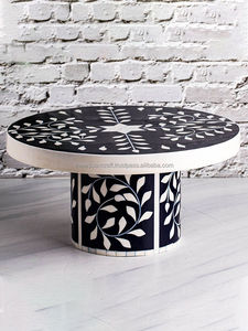 Base para Pastel con Incrustaciones de Hueso Ecológica Hecha a Mano, Color y Tamaño Personalizables, Elegante Plato Decorativo para Servir en Ocasiones Especiales - Product Image 4