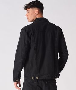 Winter <b>Denim</b> <b>Jacket</b> <b>Men's</b> Front Logo Comfortable Regular Fit Durable Breathable Quick Dry Casual Outdoor Wear - Product Image 4