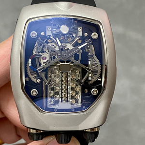 นาฬิกาสปอร์ต Jacob Luxury Bugatti Chiron Tourbillon สแตนเลสสตีล พร้อมลูกสูบ 16 สูบ ขนาด 41 มม. สาย 20 มม. กันน้ำ - Product Image 5