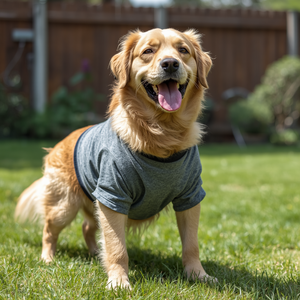 เสื้อยืดสุนัข เสื้อผ้าสัตว์เลี้ยง ผ้าฝ้ายนุ่ม สวมใส่สบาย ชุดสำหรับลูกสุนัข พร้อมบริการ OEM ODM ปรับแต่งได้ - Product Image 5