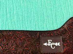 Juego de almohadillas personalizadas para silla de montar de caballo, estilo occidental, de fieltro, con exterior de algodón y relleno de poliéster, color personalizado, precio al por mayor. - Product Image 3