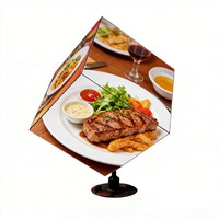 Boîte à lumière LED personnalisée, écran publicitaire 3D en forme de cube, écran LED avec télécommande, boîte à lumière LED pour intérieur/extérieur, entreprise, magasin
