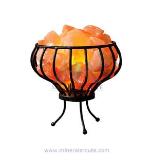 Lámpara de Sal del Himalaya Ecológica Hecha a Mano por Proveedor Directo de Fábrica, Forma Geométrica, Decoración Natural para el Hogar Hecha a Medida - Product Image 2